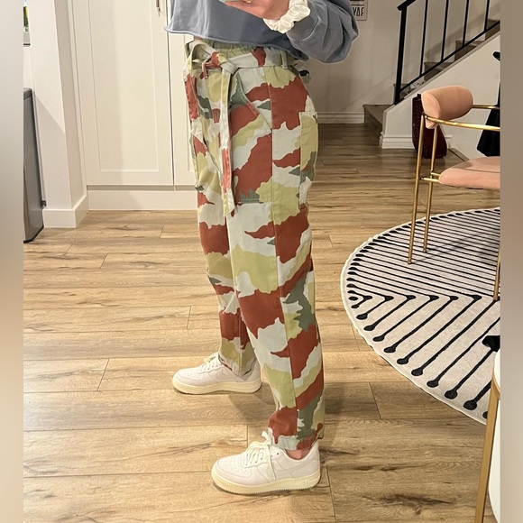 🎖️ZARA Camo Loose Ankle Pant 6 - Picture 8 of 8